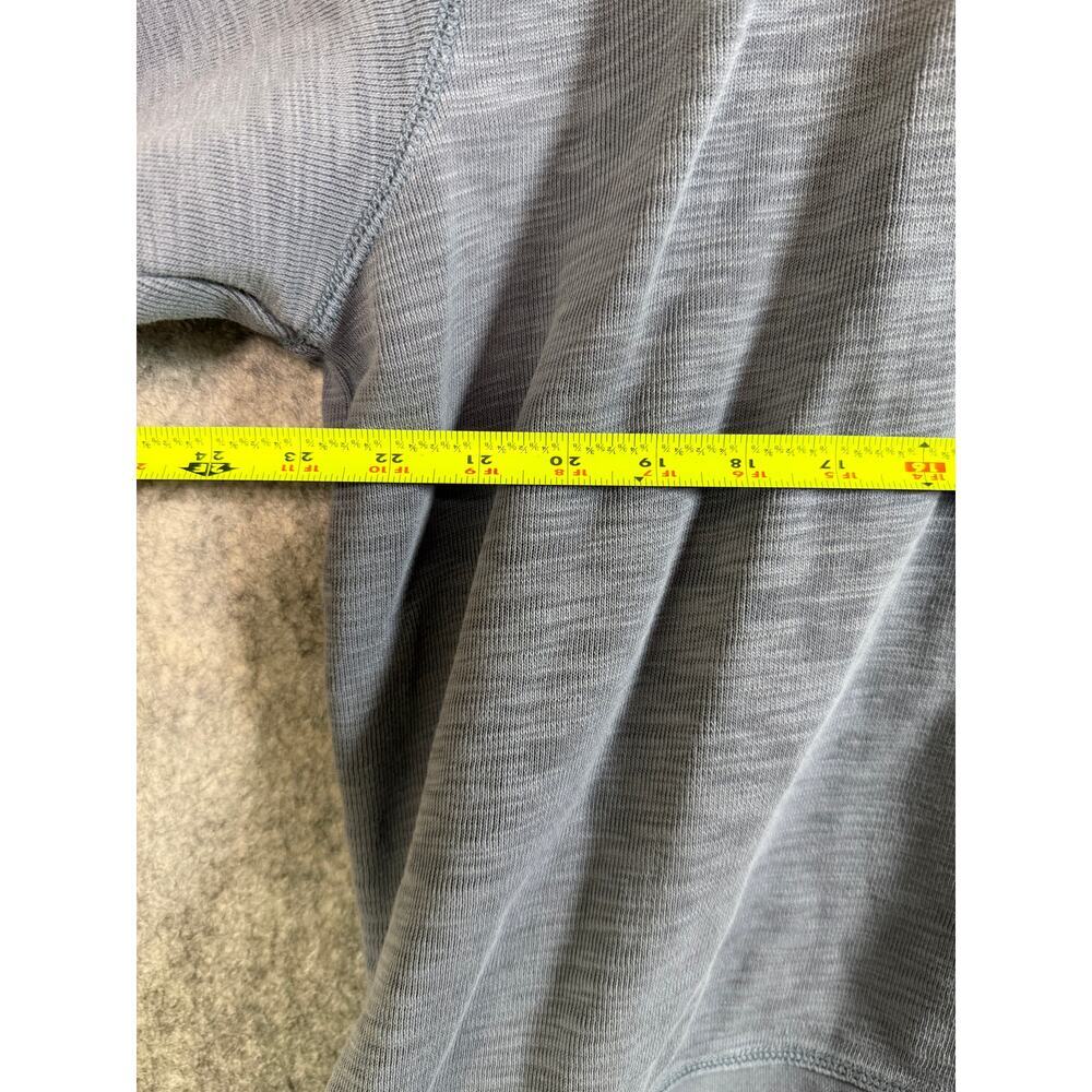 Orvis Mens 1/4 Zip Pullover Sweater XL GRAY HEATHER KNIT SHIRT COTTON /TENCEL - Picture 7 of 8